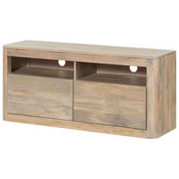 TV-BOARD Mango 130x40x58 weiß lackiert TORONTO #319 - Weiß, Holz (40/58/130cm) - Massivmoebel24