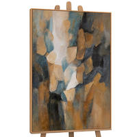 GEMÄLDE Palette des Abends Schattenfugenrahmen Eichefarben 140x100 cm - Eichefarben, Holz (140/100cm) - YS-art gallery