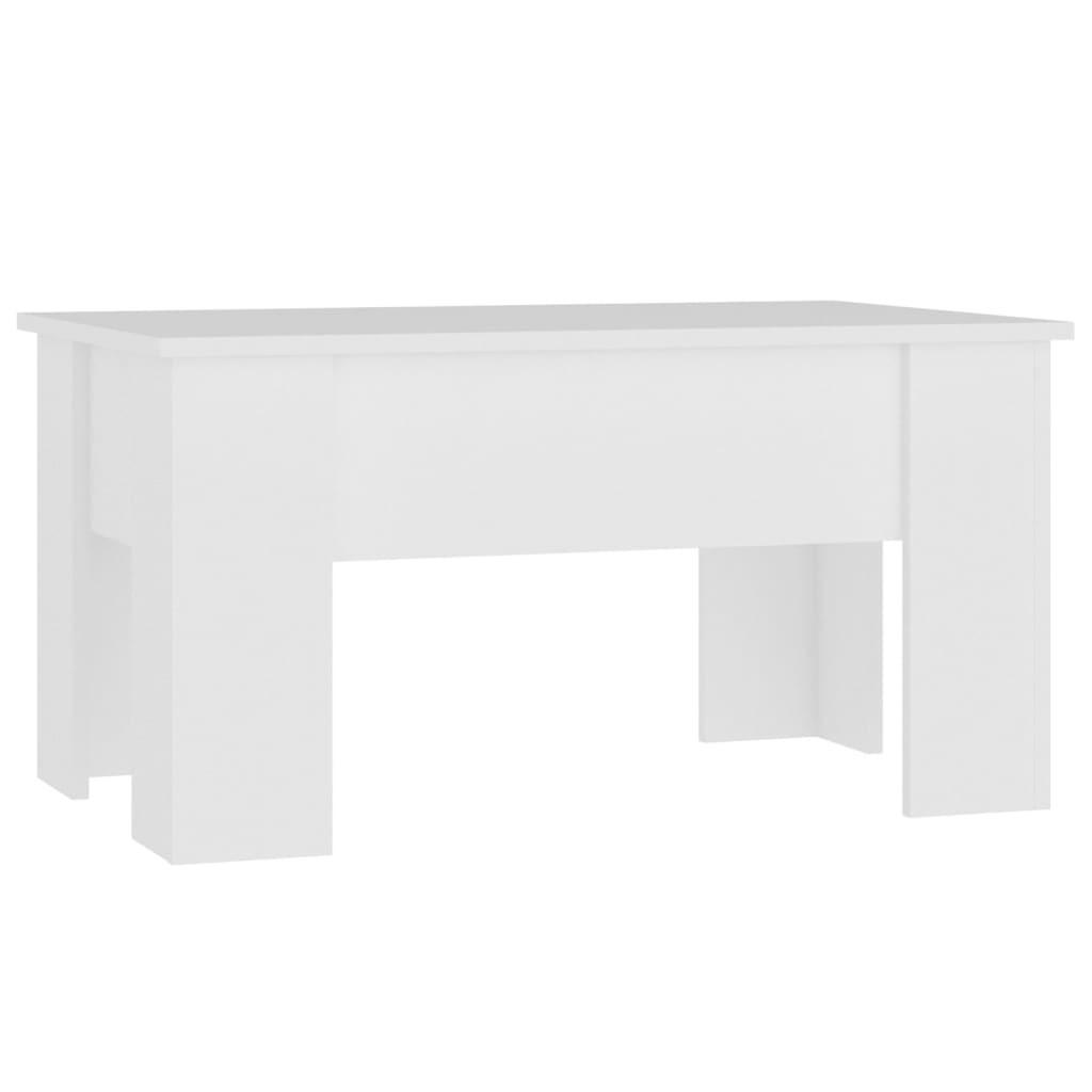 COUCHTISCH Weiß 79x49x41 cm Holzwerkstoff - Weiß, Holzwerkstoff (79/49/41cm) - furnicato