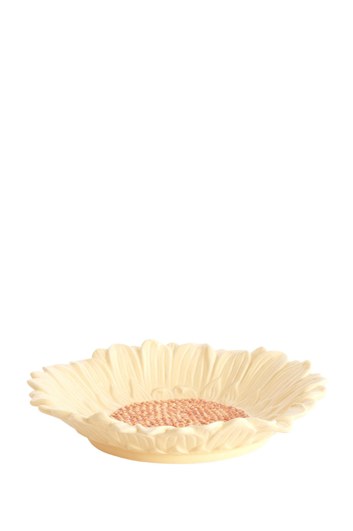 SCHALE Severa Orange 27/27/4,5 cm - Orange, Keramik (27/4.5cm) - Light & Living