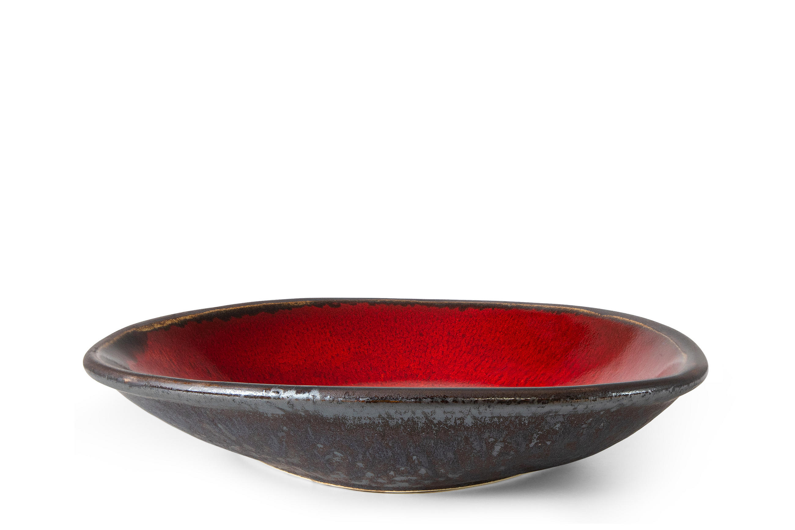 TIEFER TELLER PRIMA, Rot - Rot, Keramik (26/27/5cm) - KONSIMO®