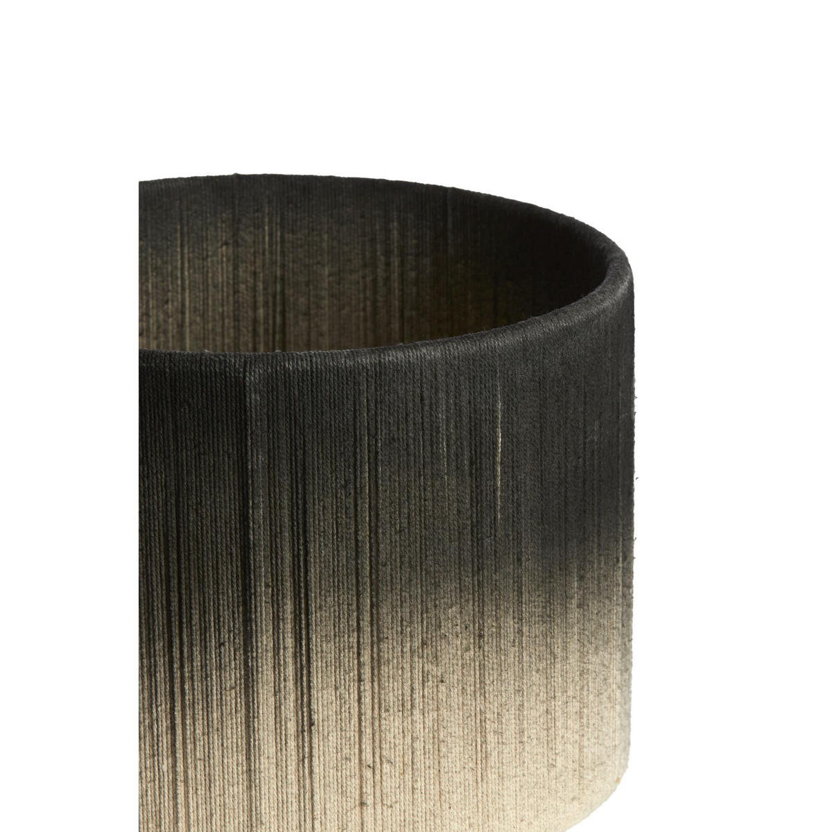 LAMPENSCHIRM Tossa Schwarz 25/25/18 cm - Schwarz, Textil (25/25/18cm) - Light & Living