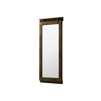 SPIEGEL Mango 59x6x145 braun lackiert RAILWAY #4010 - Braun, Holz (59/145/6cm) - Massivmoebel24