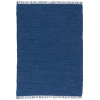 BAUMWOLLE NATUR TEPPICH JOLLY COTTON - Dunkelblau, Textil (70/140cm) - Pergamon