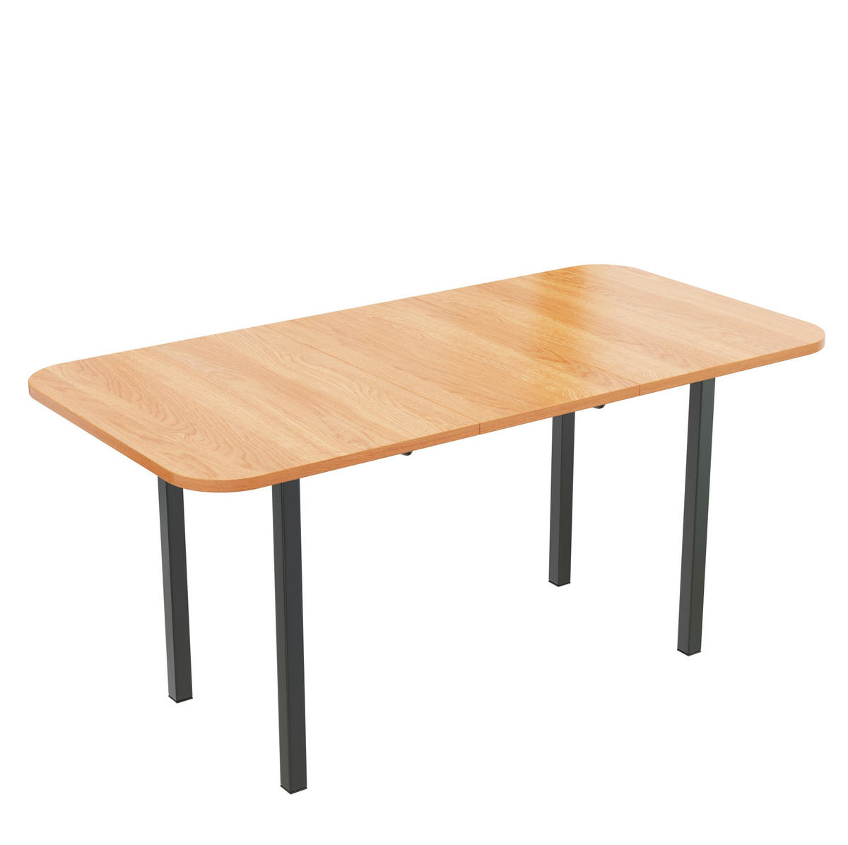 ESSTISCH 120/160 cm Naturfarbe aus MDF mit Ausziehfunktion - Eichefarben, Holzwerkstoff (160/80/75cm) - OKMYHOME