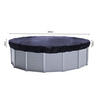 POOLABDECKUNG Rund Planenmaß Ø 420 cm für Pool 320-366 cm Solar Schwarz - Schwarz, Kunststoff (420/420cm) - QUICK STAR