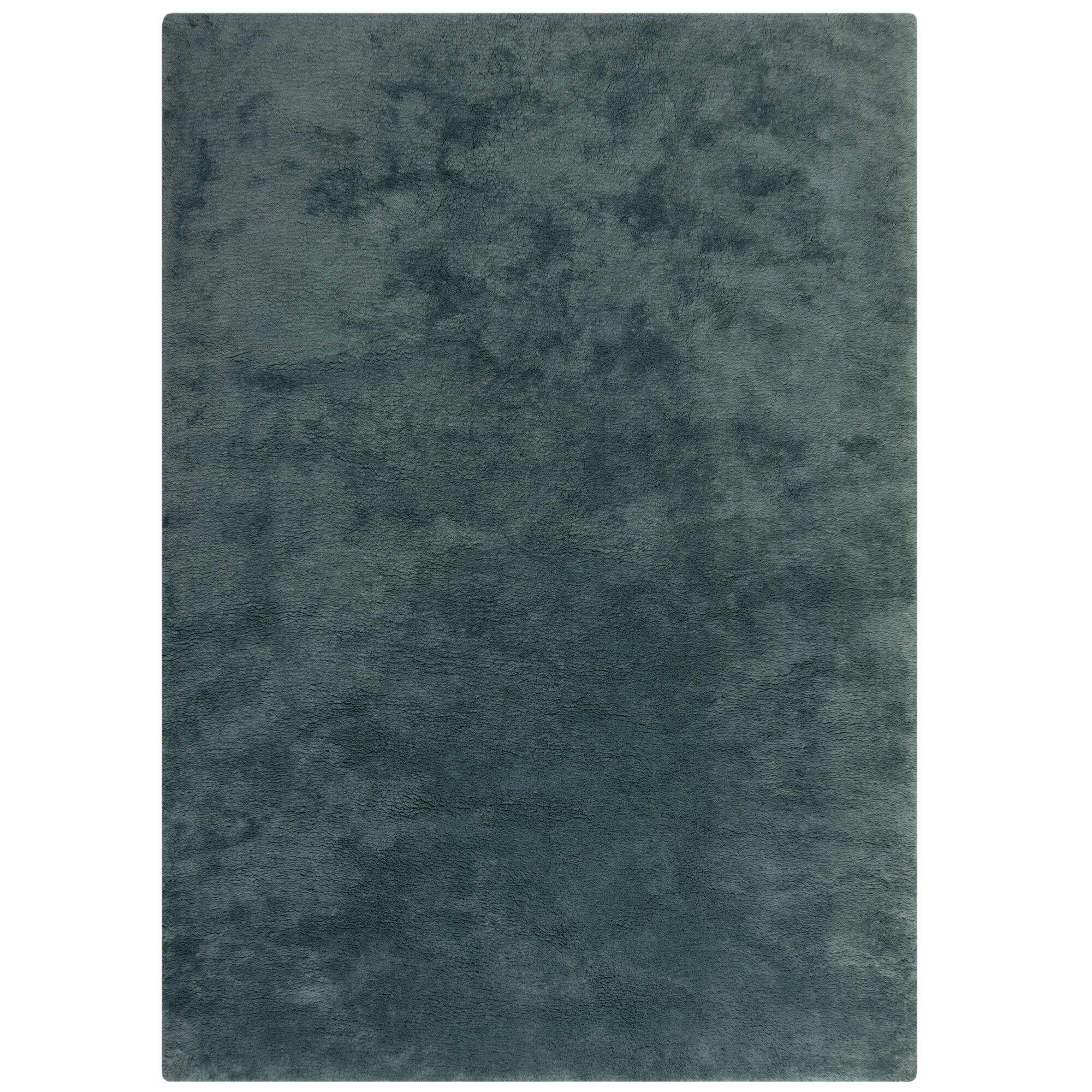 TEPPICH Waschbar LUNE, einfarbig, Türkis, 160 x 230 cm - Blau, Textil (230/160cm) - KADIMA DESIGN