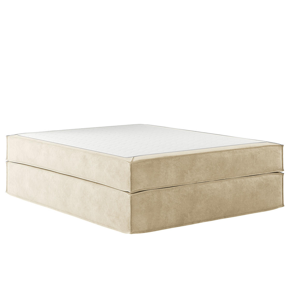 BOXSPRINGBETT - Premium - Beige, Textil (160/200cm) - home24