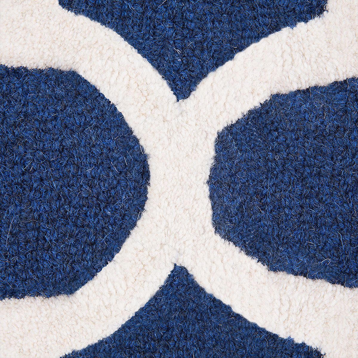 KURZFLOR-TEPPICH Silvan 200/140 cm - Blau, Textil (140/200cm) - Beliani
