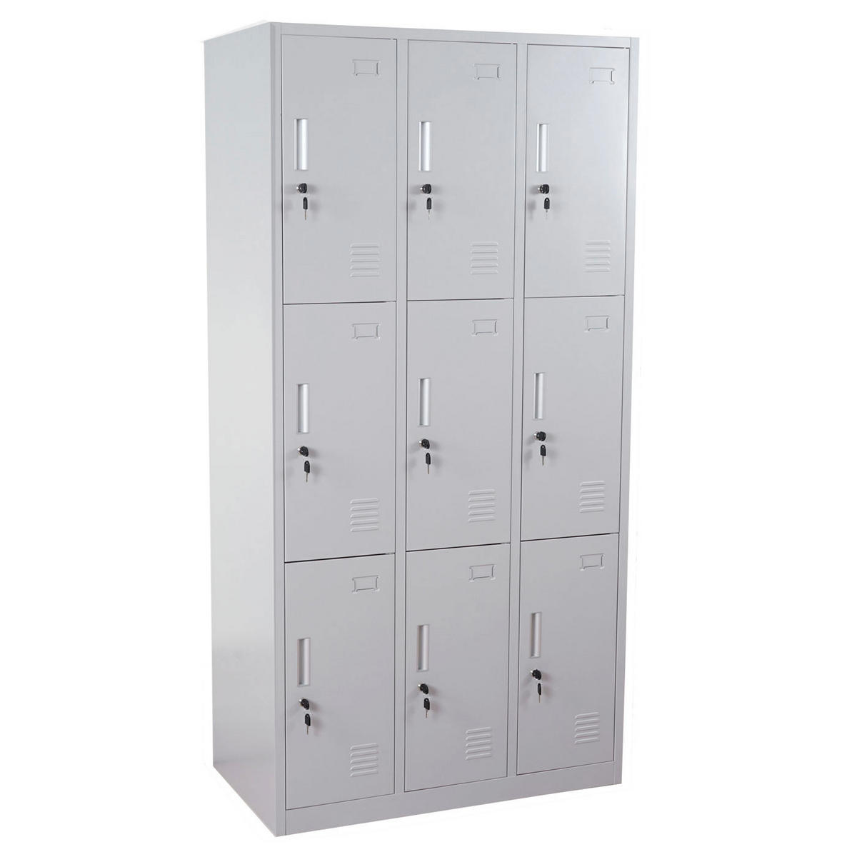 SCHLIESSFACH Grau - Grau, Metall (90/180/50cm) - MCW