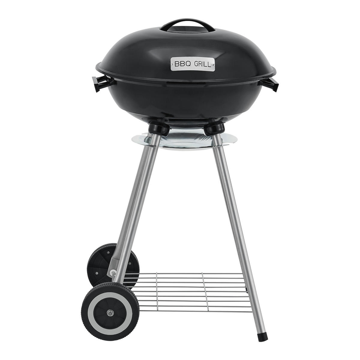 RUNDGRILL Apricena - Schwarz, Metall (80cm) - casa.pro