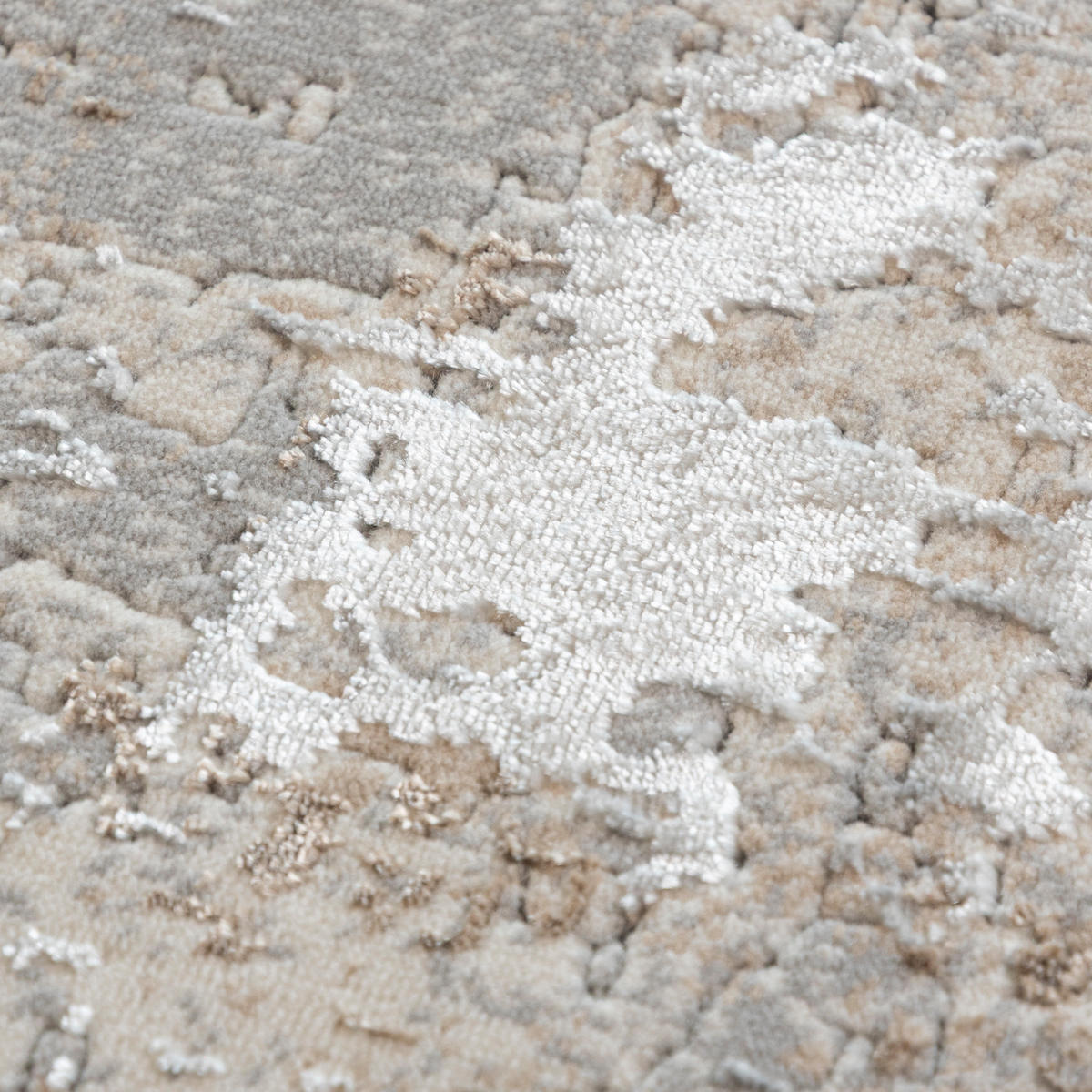 MAZOVIA TEPPICH UD30A - Creme, Blau - 140 x 200 cm - Blau/Creme, Textil (140/200cm) - Mazovia