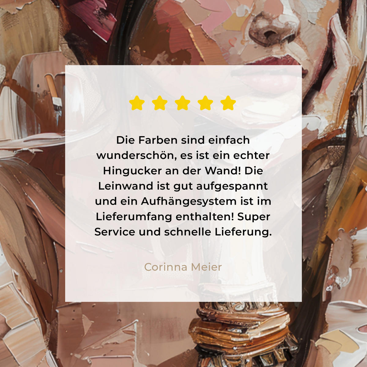 LEINWANDBILD Frau - Lackierung - Porträt - Modern Wanddeko Schlafzimmer 60x90 cm - Altrosa, Textil (60/90cm) - MuchoWow