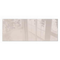 GLASPLATTE für Kamin 125x50 cm - Beige, Glas (125/50/0.4cm) - TULUP