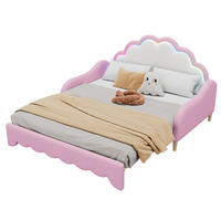 POLSTERBETT mit LED-Beleuchtung 140/198 cm in Rosa - Rosa, Kunststoff (140/200cm) - BEAOK