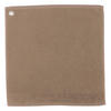 HANDTUCH MIT ÖSE Curl tabakfarben 50 x 50 cm - Cappuccino, Textil (50/50cm) - Winkler
