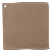 HANDTUCH MIT ÖSE Curl tabakfarben 50 x 50 cm - Cappuccino, Textil (50/50cm) - Winkler