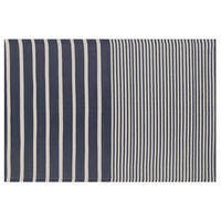 OUTDOOR-TEPPICH Haldia 180/120 cm - Blau, Kunststoff (120/180cm) - Beliani