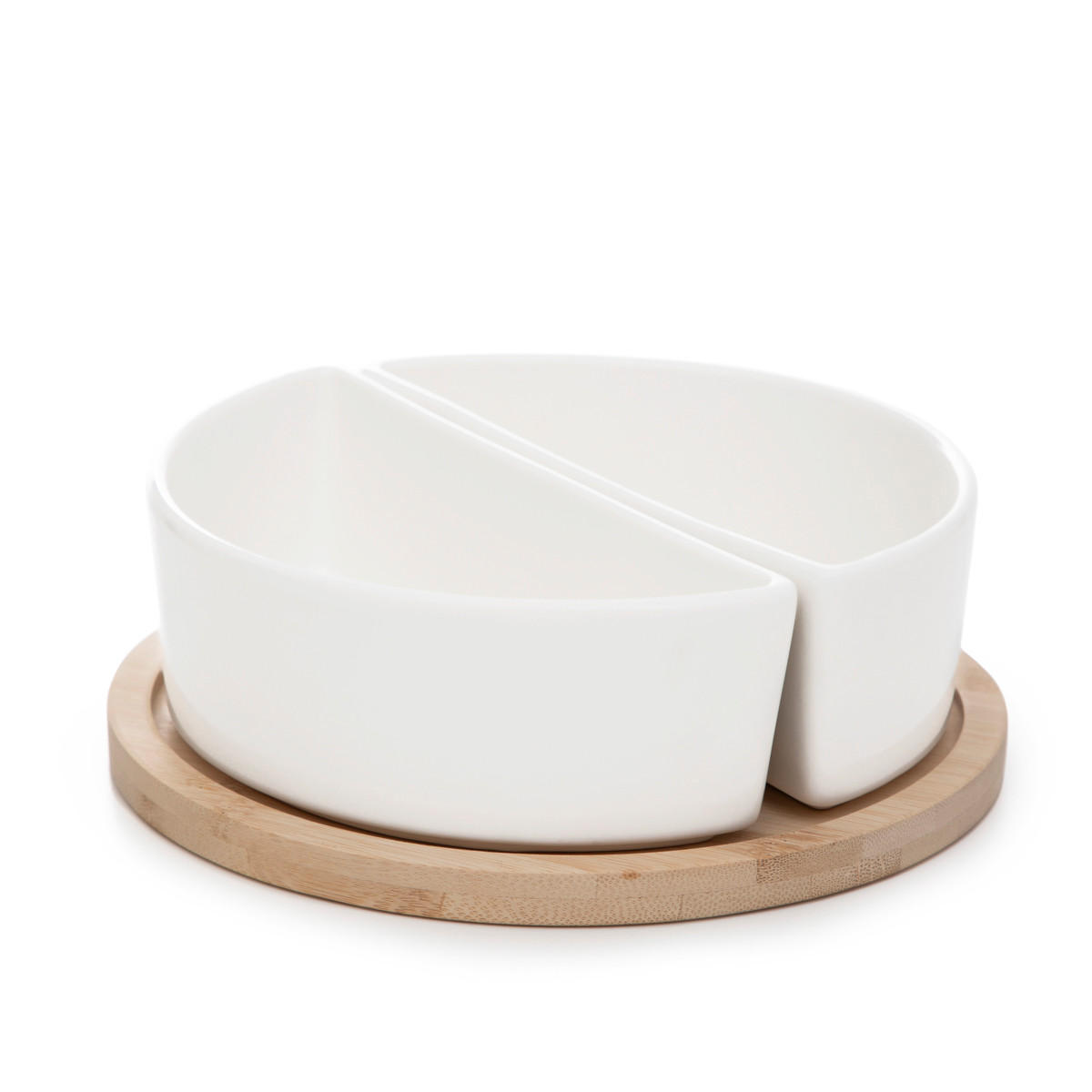 SERVIERSCHALENSET Fincan 20,5/7 cm - Weiß, Keramik (20/7/20cm) - Homla