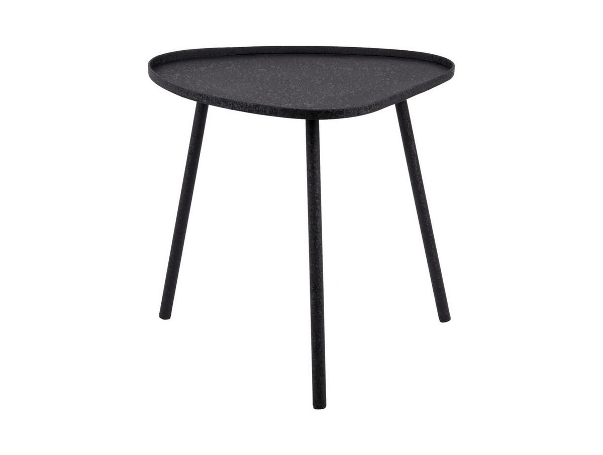 BEISTELLTISCH Boaz 44/44/43 cm - Schwarz, Metall (44/44/43cm) - Leitmotiv