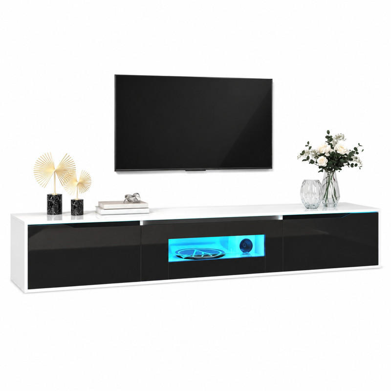 Beauniv Tv-Schrank Weiß 35x30x180 cm