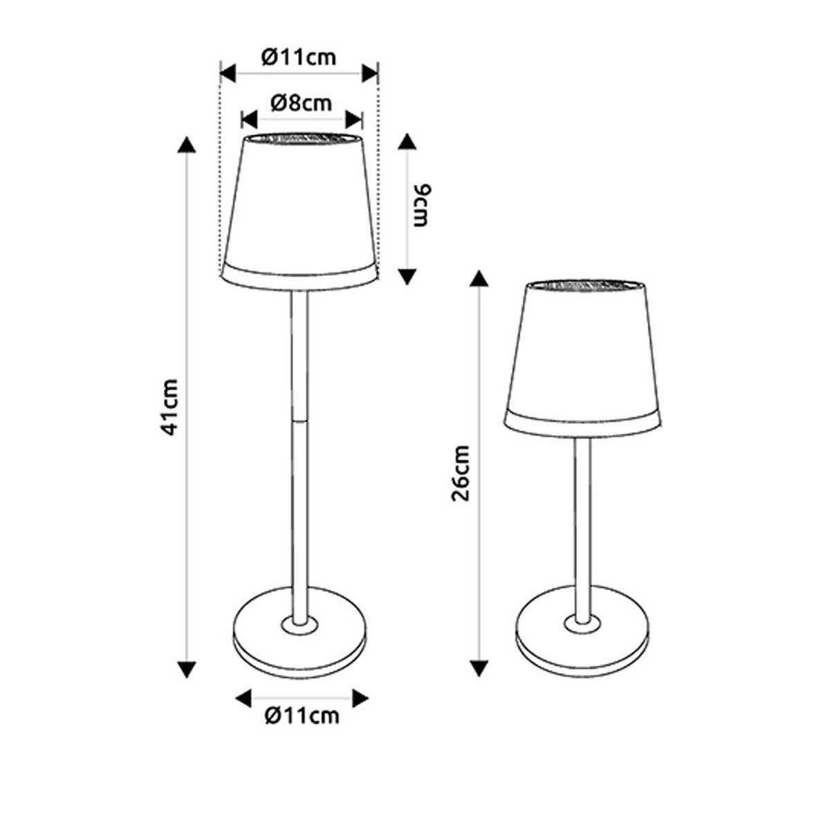 LED AUSSENLEUCHTE Solar Grün satiniert - Grün, Metall (11/11/41cm) - Globo Lighting