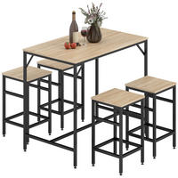 BAR-SET Eichefarben 100.0/60.0/88.0cm - Eichefarben, Holzwerkstoff (60/88/100cm)