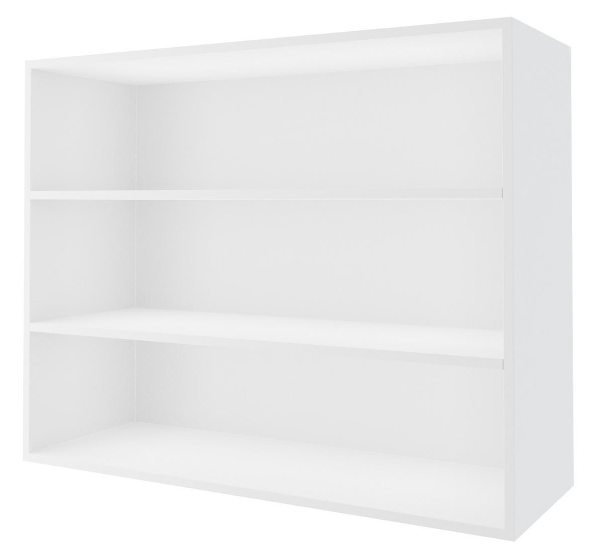 KÜCHENHÄNGESCHRANK Lamello W3/90 Schwarz Matt / Weiß 90 / 32,5 / 72cm - Schwarz/Weiß, Holz/Holzwerkstoff (90/72/32.5cm) - Feldmann-Wohnen