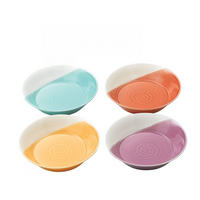 TIEFE ZEICHEN Tiefe Teller 1815 Bright Colours ø 22 cm - 4 Stücke - Multicolor, Keramik (2/2/22cm)