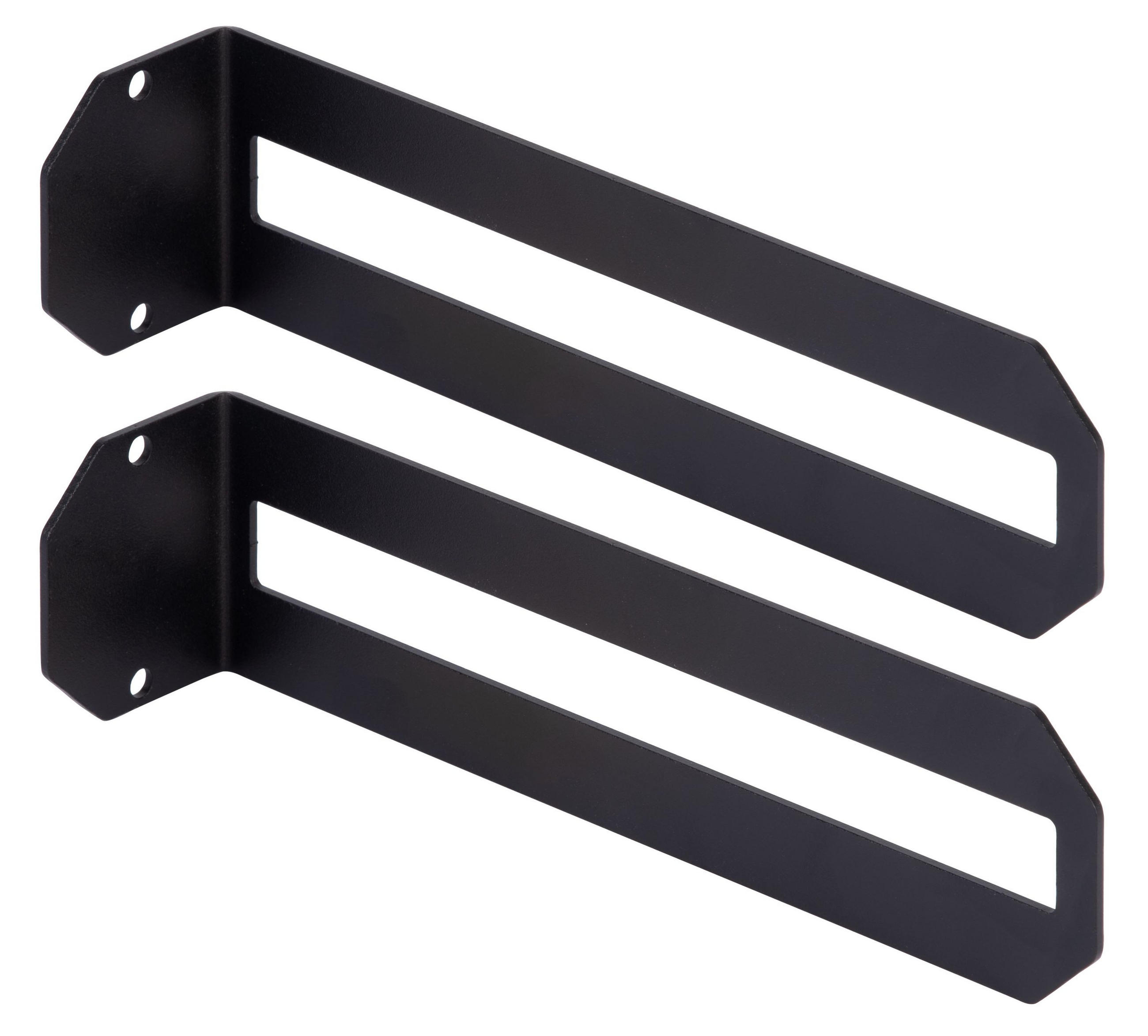 REGALTRÄGER als 2er Set Finn, Stahl in verschiedenen Trendfarben - Schwarz, Metall (5/6/22cm) - Alberts