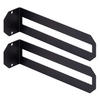 REGALTRÄGER als 2er Set Finn, Stahl in verschiedenen Trendfarben - Schwarz, Metall (5/6/22cm) - Alberts