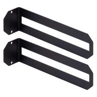 REGALTRÄGER als 2er Set Finn, Stahl in verschiedenen Trendfarben - Schwarz, Metall (5/6/22cm) - Alberts