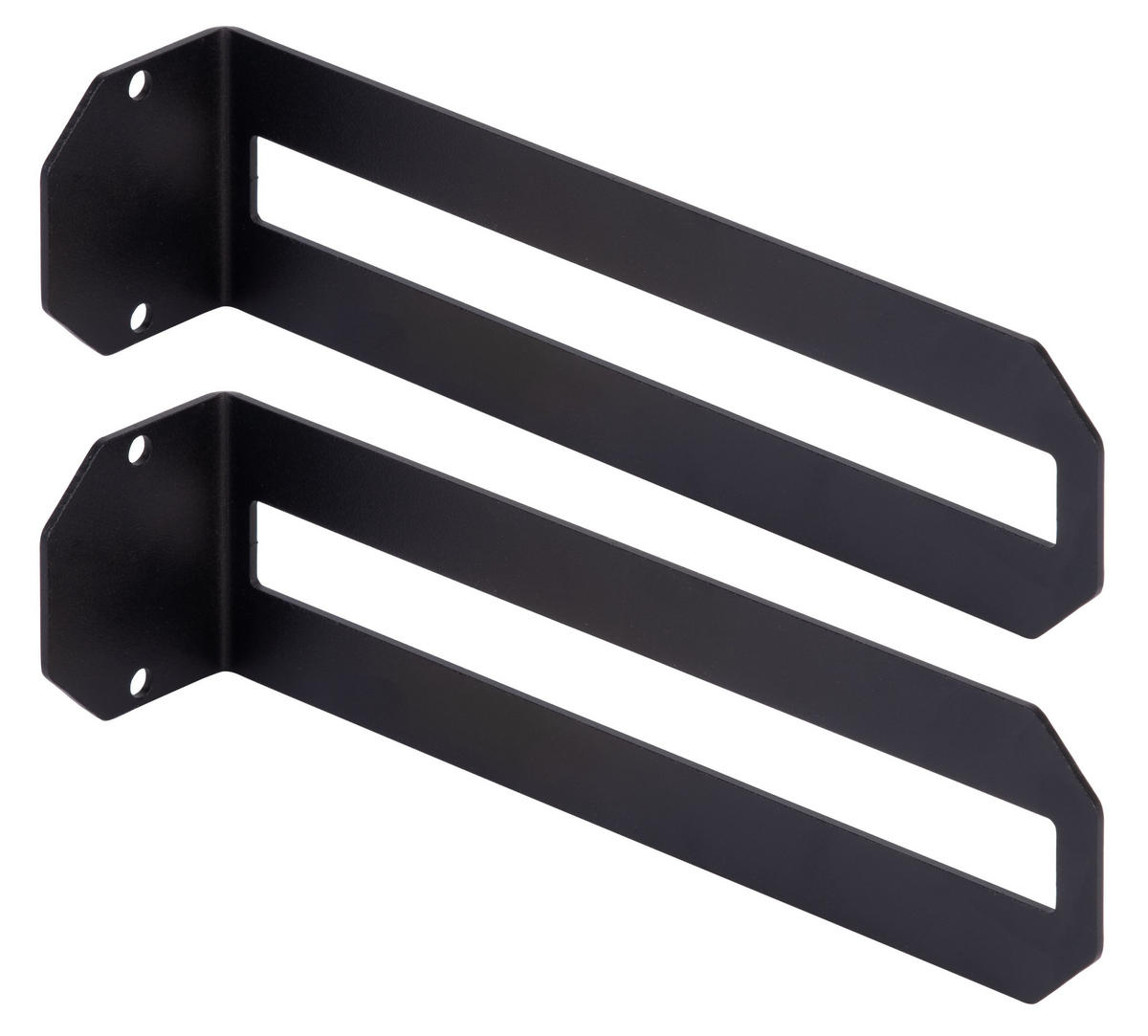 REGALTRÄGER als 2er Set Finn, Stahl in verschiedenen Trendfarben - Schwarz, Metall (5/6/22cm) - Alberts