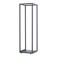 KAMINHOLZREGAL Tornved - Schwarz, Metall (35/120/35cm) - [en.casa]