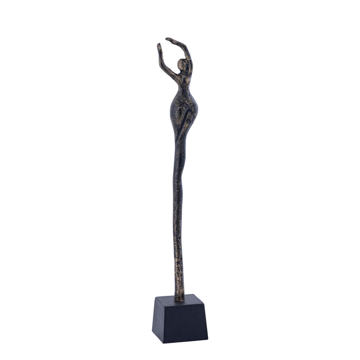 SKULPTUR Ciwan Gold 10/10/65cm - Goldfarben, Metall (10/65/10cm) - PTMD Collection