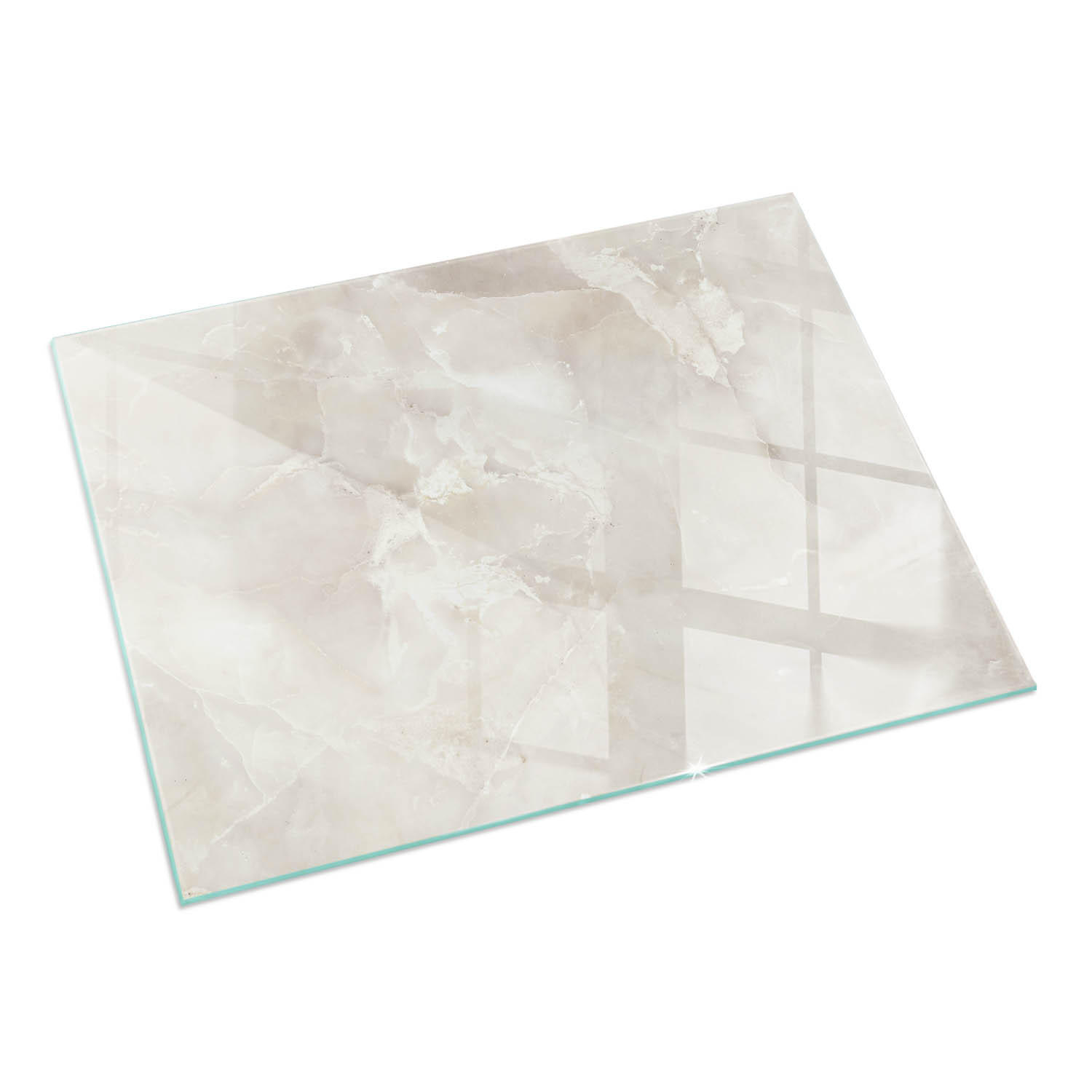 ArtPrintCave Glasplatte Creme 60x40x0.4 cm