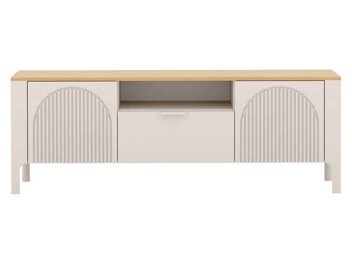 TV-LOWBOARD Marbella 05 - Kaschmir, Holzwerkstoff/Metall (160/58/41cm) - MIRJAN24