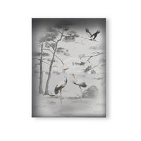 LEINWANDBILD Tierwelt - 80x60cm - Grau, Holzwerkstoff (60/3cm) - Graham & Brown