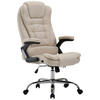 BÜROSTUHL Toronto, Stoff Creme - Creme, Textil/Metall (69/123/78cm) - TPFLiving