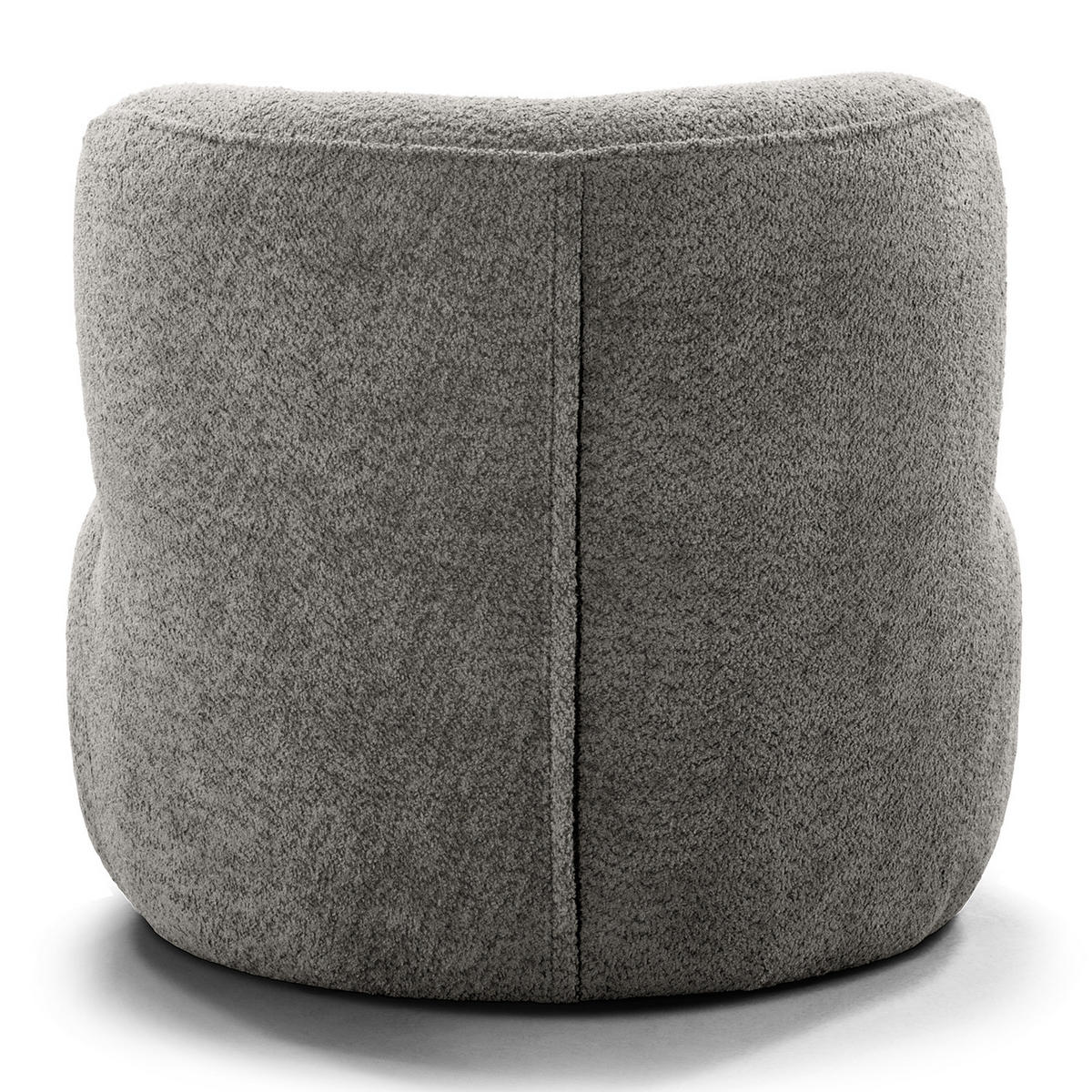 SESSEL - Schwarz/Grau, Kunststoff/Textil (78/75/84cm) - home24