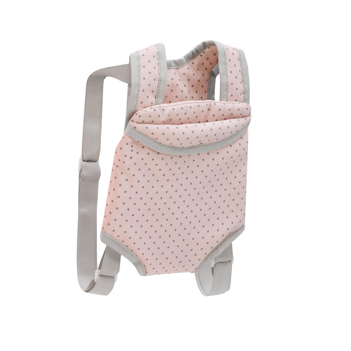 PUPPENTRAGE und Autositz-Set mit Tasche fuer Rollenspiel, Rosa, 35cm - Pink, Holzwerkstoff (30/35/46cm) - Teamson Kids