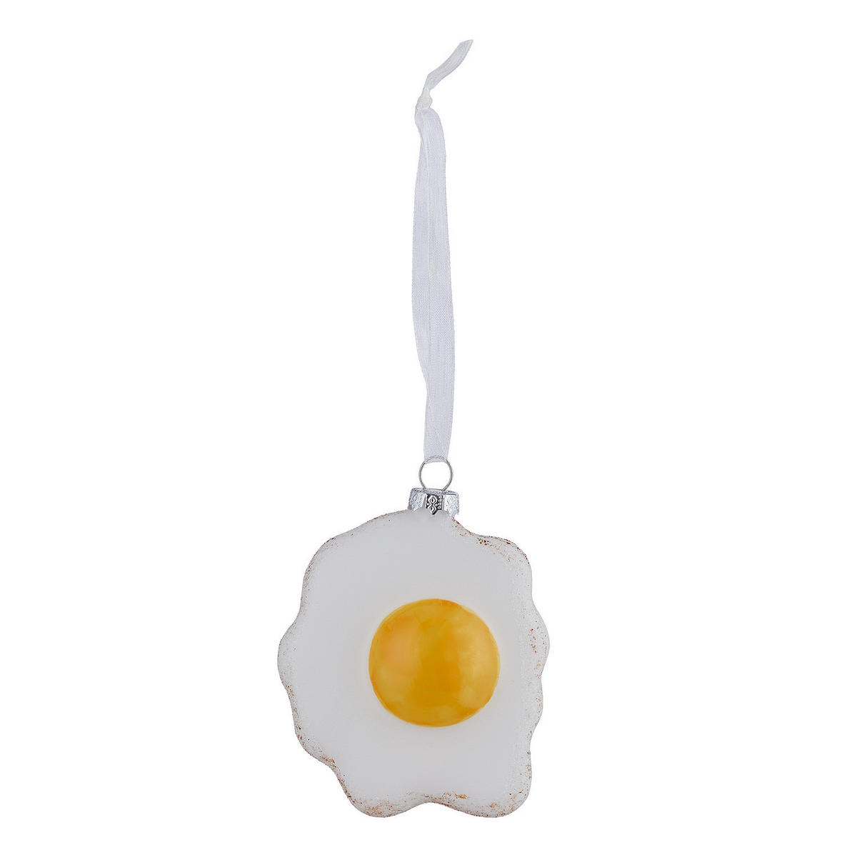 BAUMANHÄNGER Hang On Spiegelei - Gelb/Weiß, Glas (3/9/6cm) - Butlers