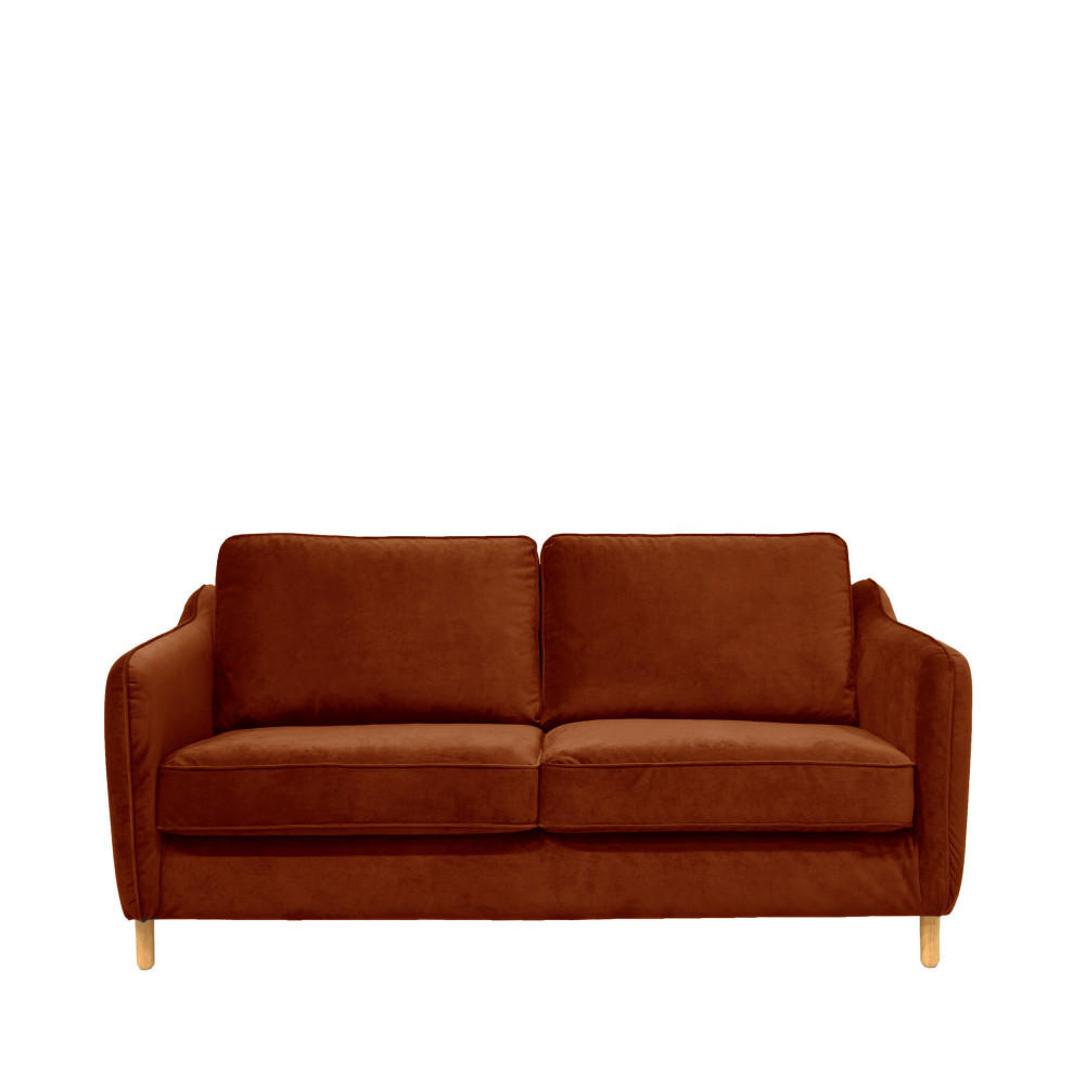 BETTSOFA - Rost - Rostfarben, Textil (162/85/97cm) - Drawer