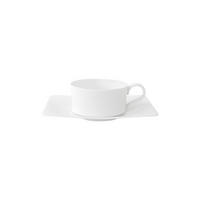 TEETASSE MIT UNTERTASSE Modern Grace weiß 150 ml - Weiß, Keramik (14/6.7/17cm) - Villeroy & Boch