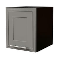 KLAPPHÄNGESCHRANK Salo W4B/30 Schwarz / Dust Grey Matt 30 / 32,5 / 36cm - Schwarz/Grau, Holz/Holzwerkstoff (30/36/32.5cm) - Feldmann-Wohnen