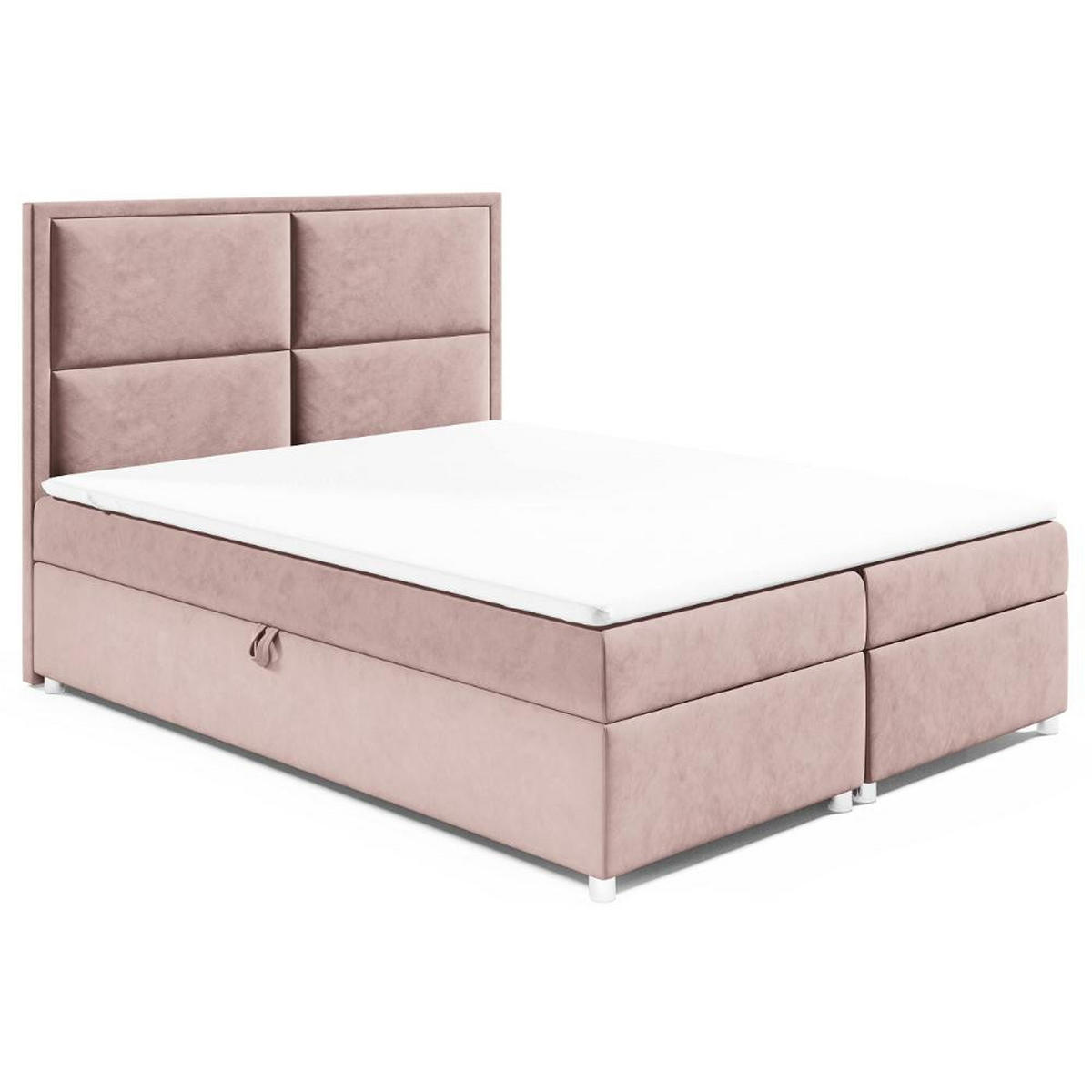 BOXBETT mit Bettkasten Trinity K-11 Bonellfederkern - Braun, Holz/Holzwerkstoff (180/200cm) - Best For Home