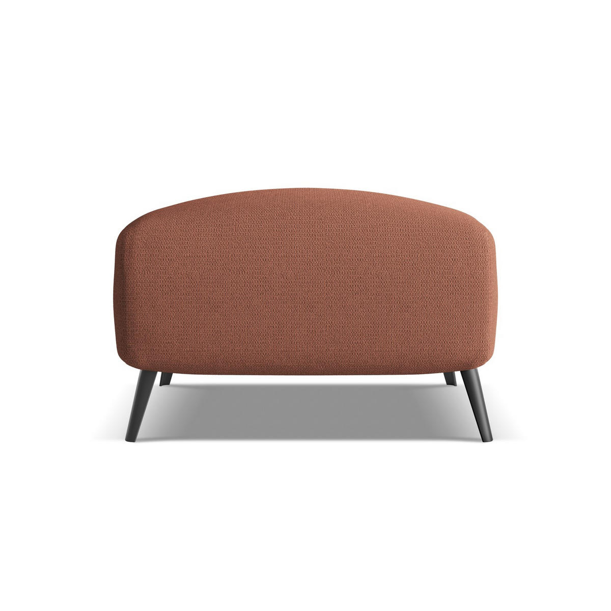 POUF Chenille Stoff Pink - Pink/Hellrosa, Textil/Metall (65/44/65cm) - LaMiaSofa