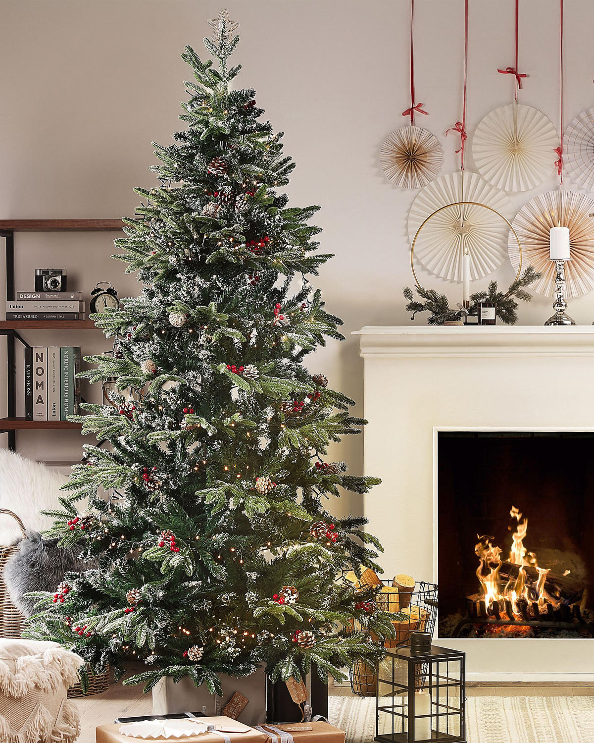 WEIHNACHTSBAUM 180 cm Grün Denali - Grün, Kunststoff (180cm) - Beliani