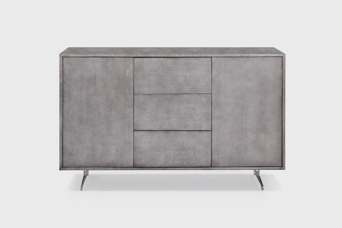 SIDEBOARD GALA Grau Holz - Grau, Holz/Holzwerkstoff (140/85/40cm) - KAWOLA