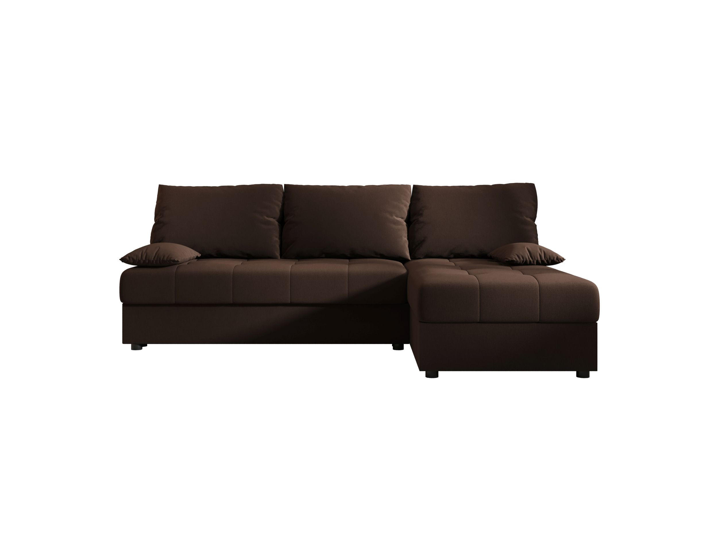 ECKSOFA MOS L Cosmic 800 Rechts mit Schlaffunktion - Braun, Textil (200/143cm) - Bedante